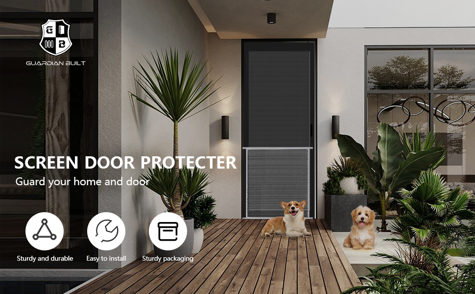 Guardian Steel Pet Grille Rv Screen Door Protector for Dogs