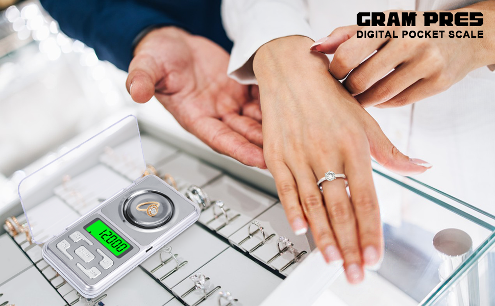 GRAM PRES Digital Milligram Scale 50/0.001 Gram Accuracy