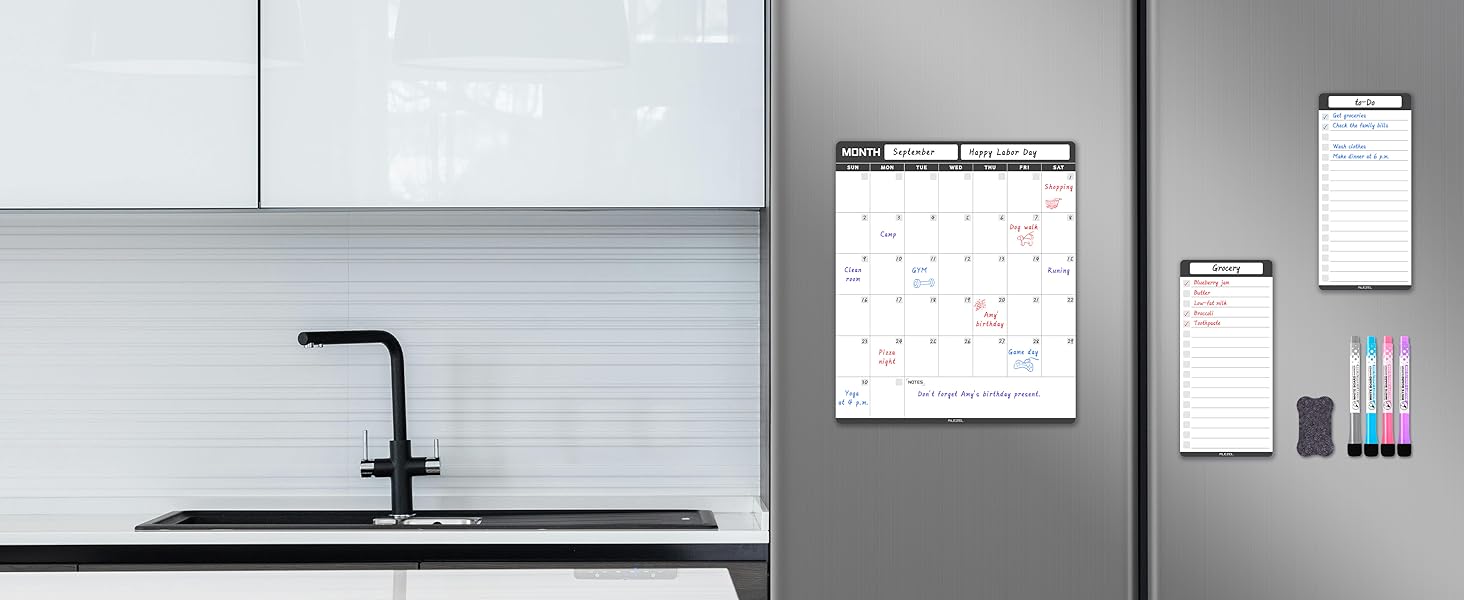 Dry Erase Calendar for Fridge 61