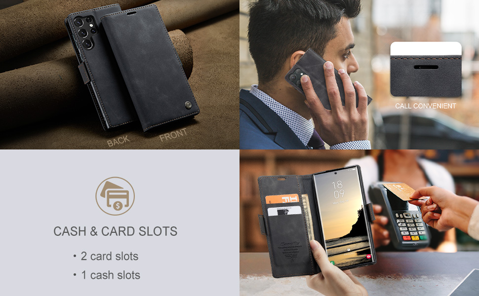 CASH & CARD SLOTS, 2 card slots, 1 cash slots. CALL CONVENIENT