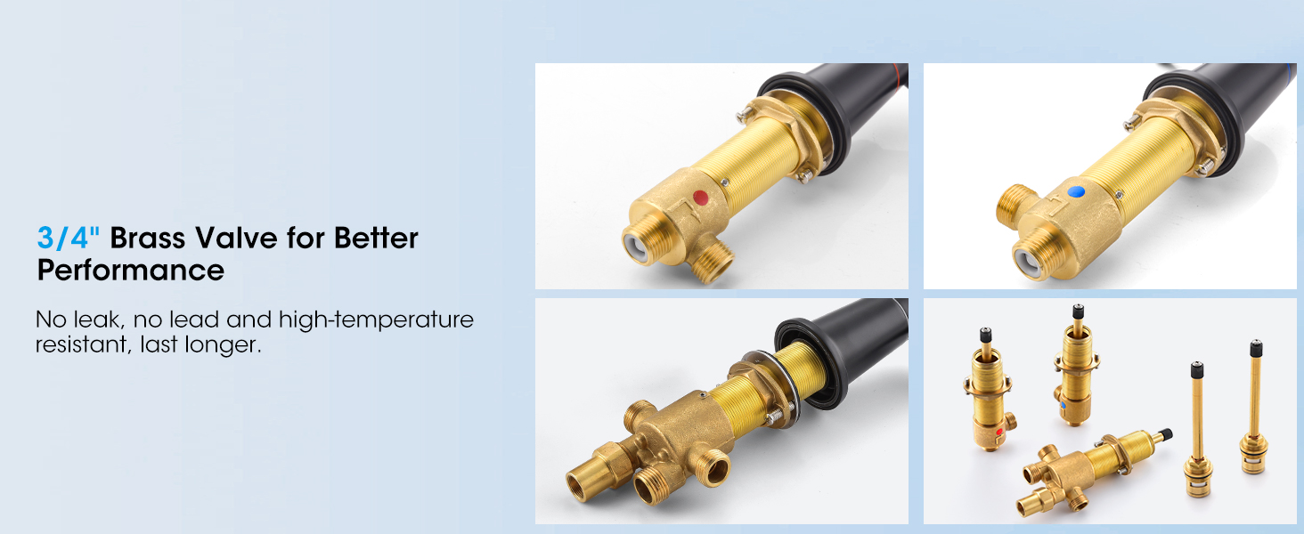 Roman Tub Faucet Set with Hand Shower, KRUZOO Bathtub Faucet Set Trim