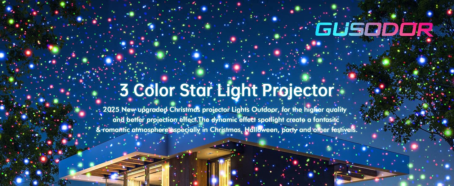Christmas Projector Lights Outdoor