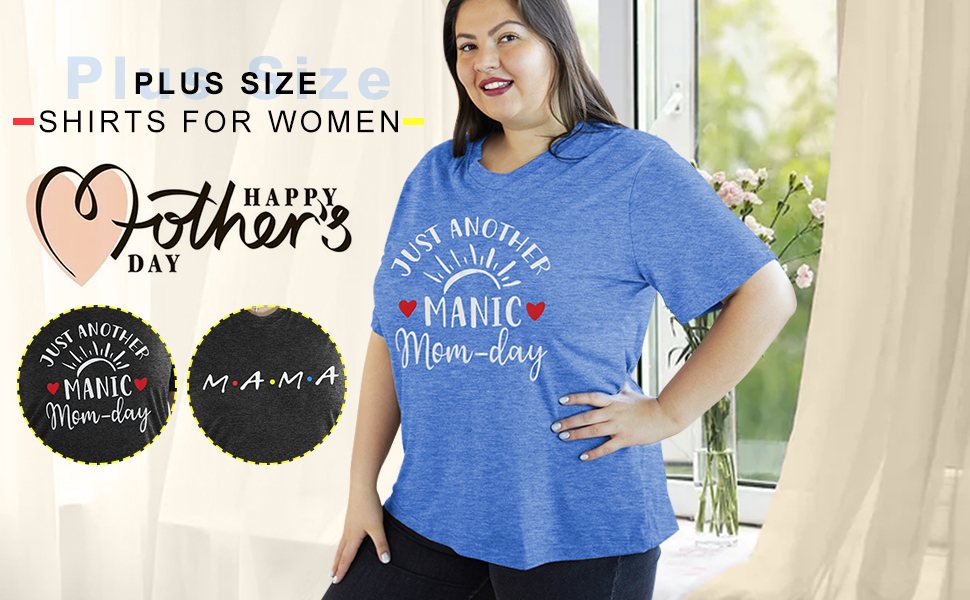 mama shirt for women plus size