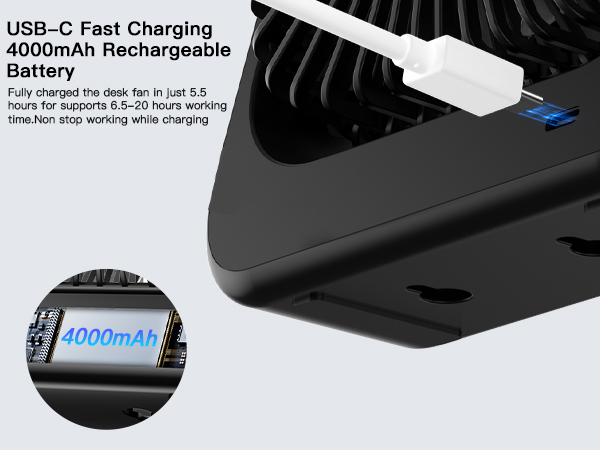 desk fan portable desk fan personal small fan mini fan desk fan for men women home office