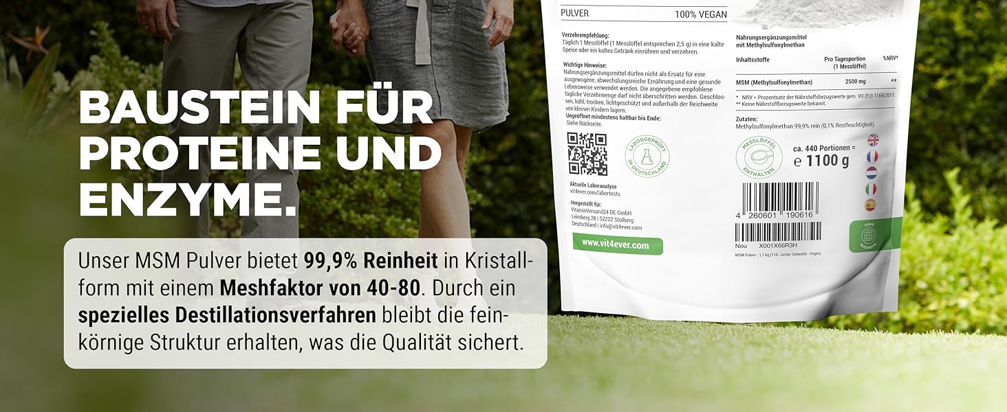 Reines MSM Pulver