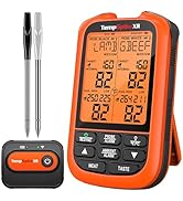 ThermoPro TempSpike 2000FT Wireless Meat Thermometer with 2 Ultra-Thin Wireless Meat Probe, Smart...