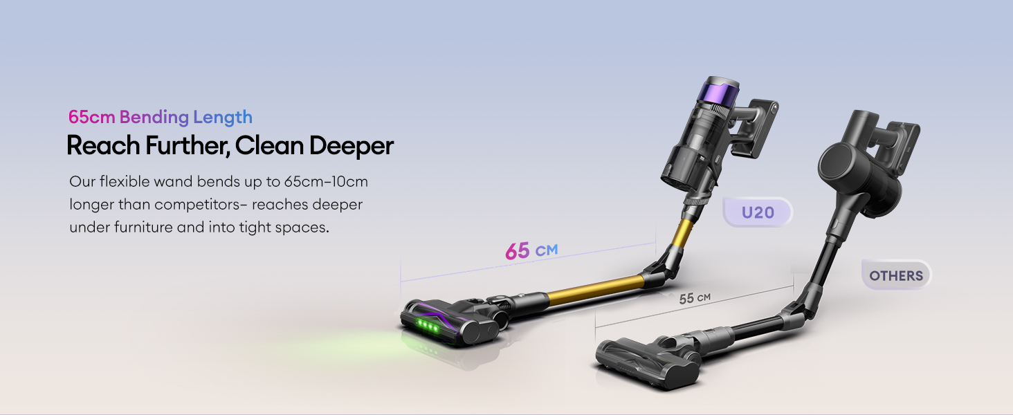 reach further, clean deeper