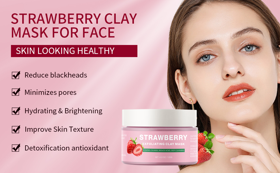 removes blackheads and acne, minimizes pores,gently exfoliates,brightening facial,deep cleansing