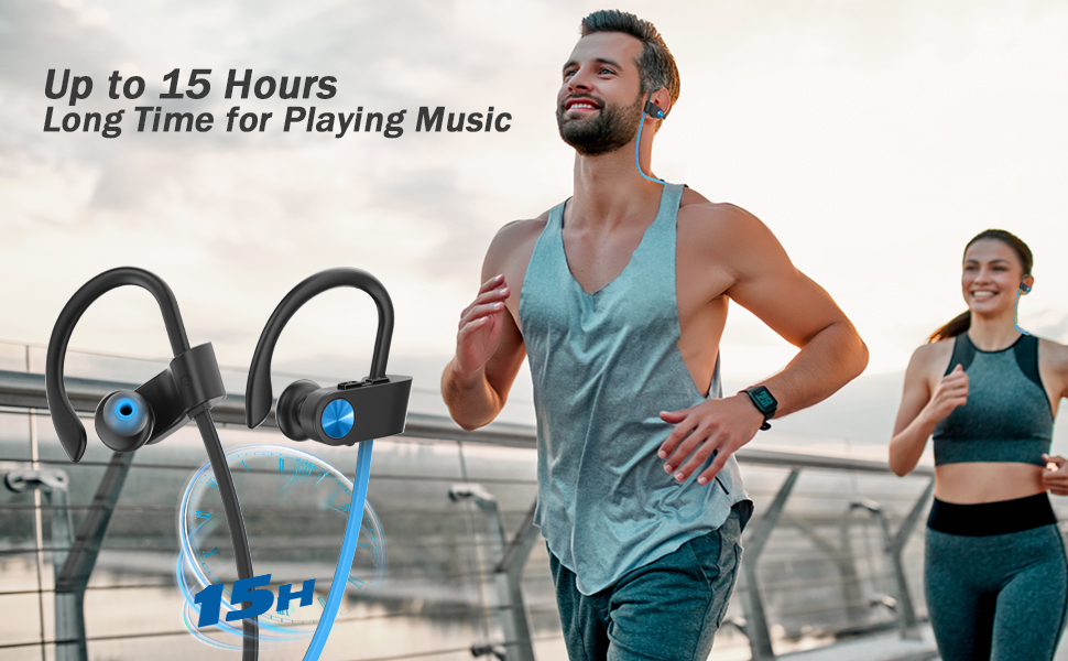 Bluetooth Headphones, Running Headphones Wireless Earbuds with