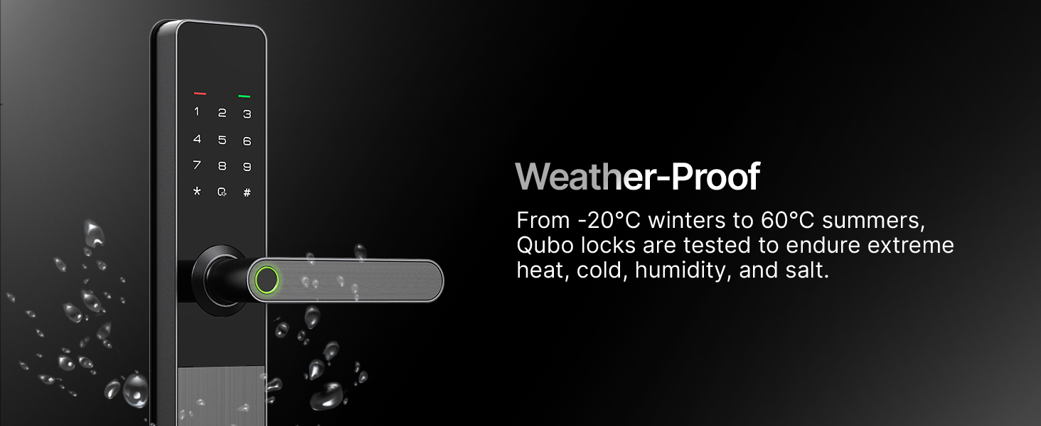 Optima Smartdoor lock Black