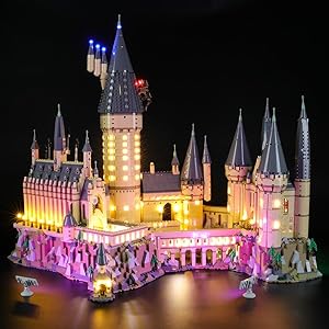 Briksmax Led Lighting Kit for Harry Potter Hogwart's Castle