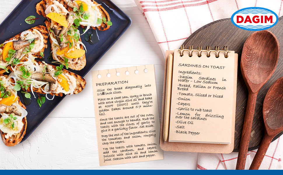 Dagim Sardines in Water Low Sodium Canned Sardine Fish Great Source of Omega 3