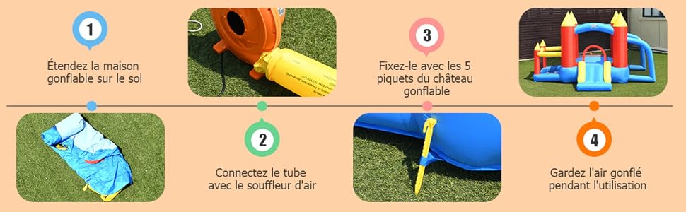 COSTWAY Château Gonflable Pour Enfants Avec Souffleur 450W Toboggan 60 Boules Colorées,Jeux De Fléchettes But De Football Sac 12 COSTWAY Château Gonflable Pour Enfants Avec Souffleur 450W Toboggan 60 Boules Colorées,Jeux De Fléchettes But De Football Sac -Pas Cher Clair Jardin Magasin AAHKMJXYDAFdJAOAIMEbOAchlkWZ0oakZn uVZ0mPidMNbILvCvspZ4oG3fPgIqc1P26RdPiG8KHKUtblW5 ULKvLD1OHzwX jolGWPZGyLZfBGGzbJlCsRkfPWkoJwSqFMm8Cl3pNdKrkFVdifk N4Cu9jT2CX JZ