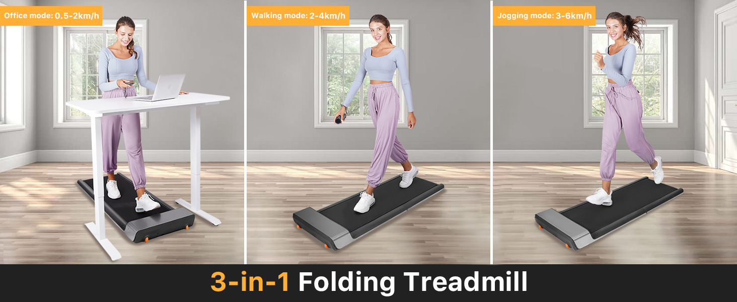 WalkingPad P1 Foldable Treadmills, App & Remote Control Folding Walking