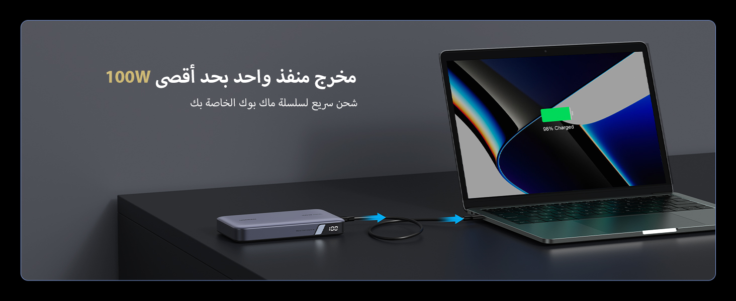 Power Bank 20000mAh Portable Charger USB-C Fast Charging 100W  Fast Charging Portable Charger