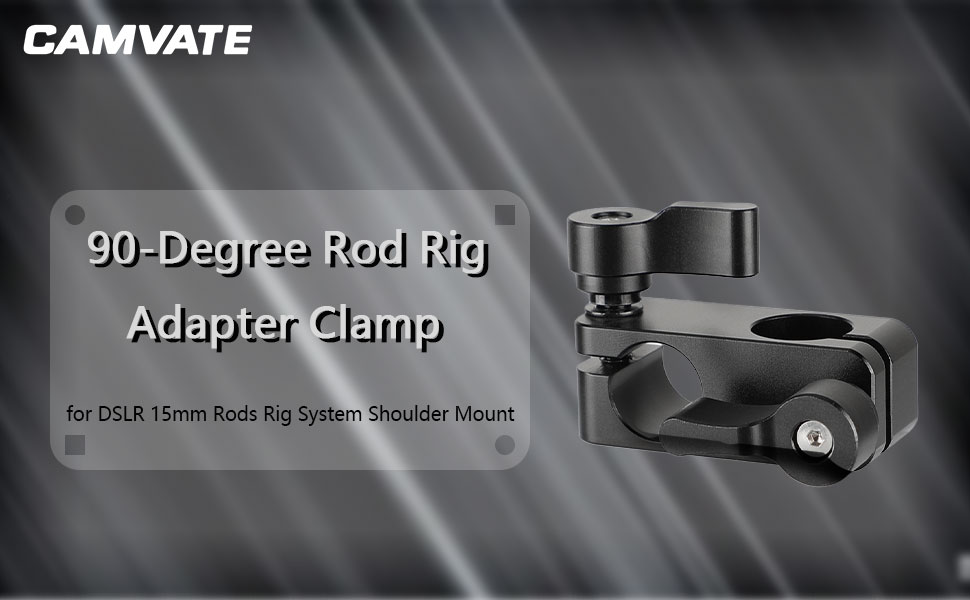 (未使用･未開封品)　camvateオフセットRailblock 90度DSLR 15?mmロッドサポートセット wyeba8q Amazon.com : CAMVATE Right Angle Rod Clamp 15mm Rod 90