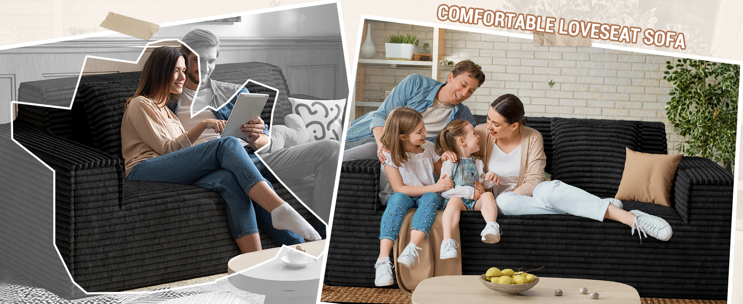 loveseat 3 seat couches small space