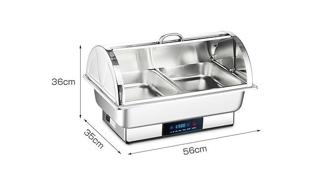 ビュッフェウォーマー　食品ウォーマー  保温  フードウォーマー　ガス　業務用 Amazon.co.jp: Kurflo ビュッフェサーバー ビュッフェ