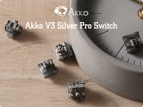 Amazon.com: Akko V3 Silver Pro Keyboard Switch with Dustproof Stem