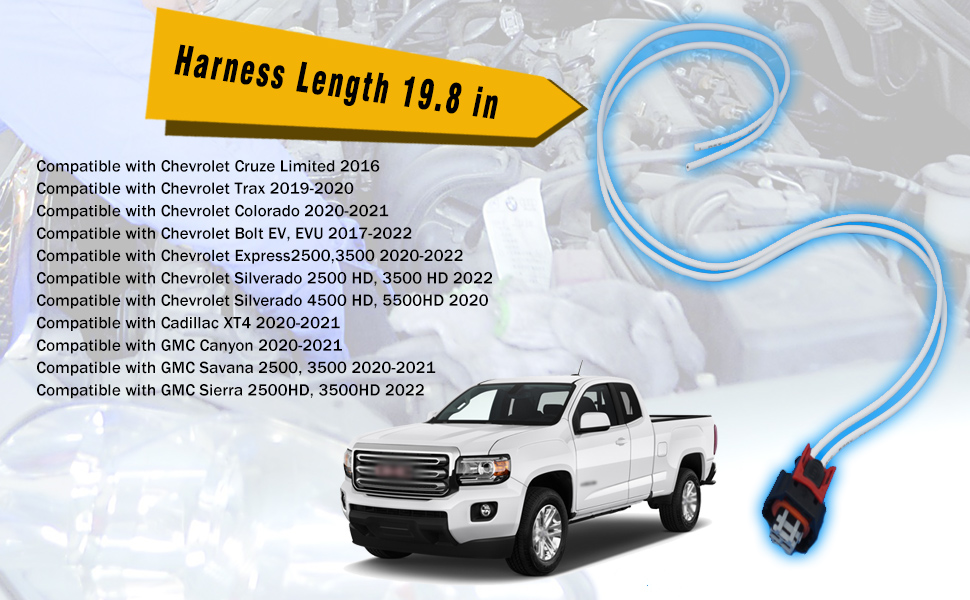 PT3739 MultiPurpose Injector Pigtail Connector 2PCS