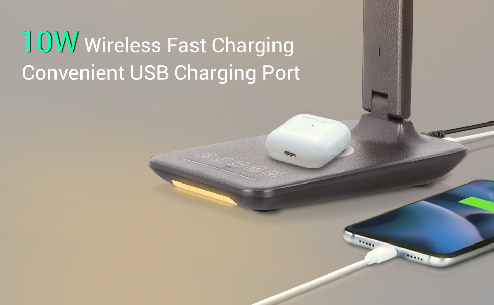Powerful charging function study lamp