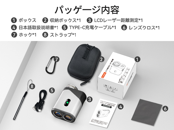 Amazon.co.jp: G-KiKi ゴルフ 距離計【エンジニア監修】ミニ