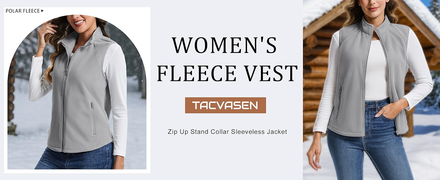 fleeve vest women