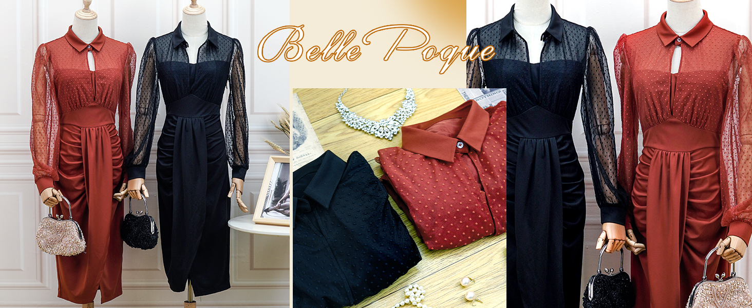 Vintage ploka dot wrap dress