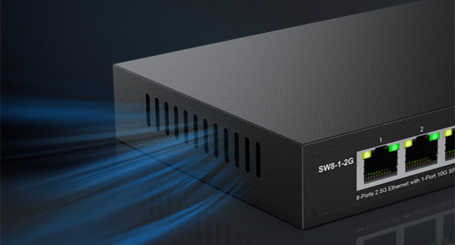 network switch 8 port gigabit 2.5g