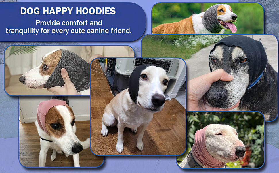 SETSBO Quiet Ears Covers for Dogs Ears Protection, Calming