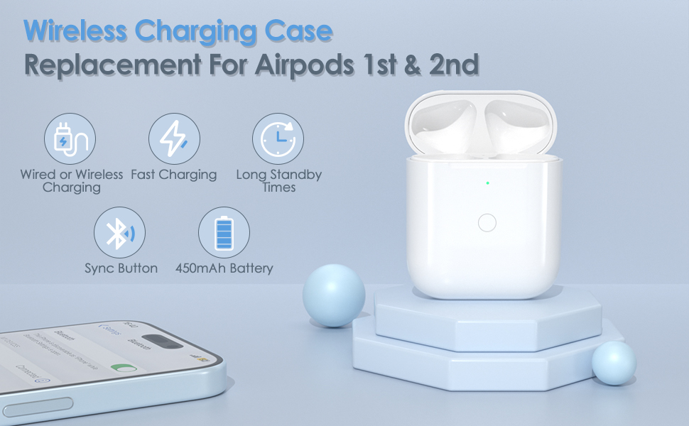 Amazon.com: Upqiany Charging Case Replacement for Airpods