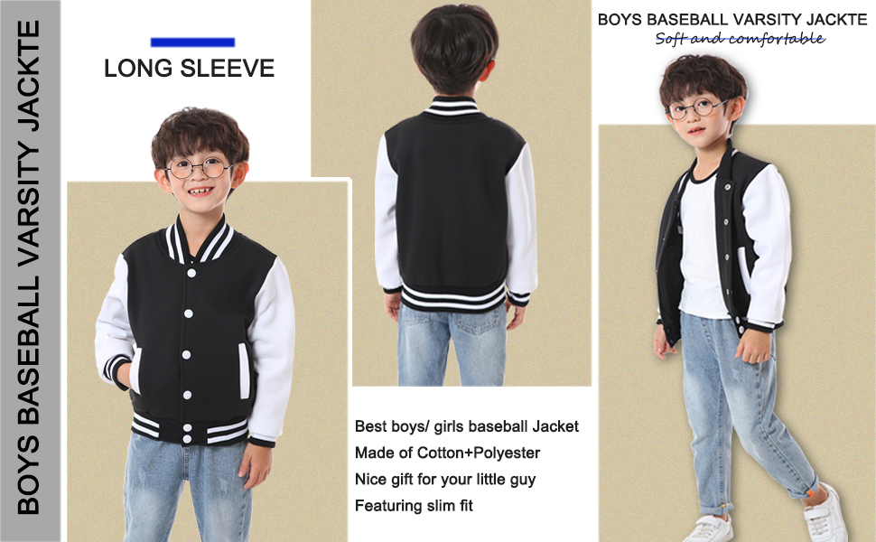 Boys Baseball Jacket