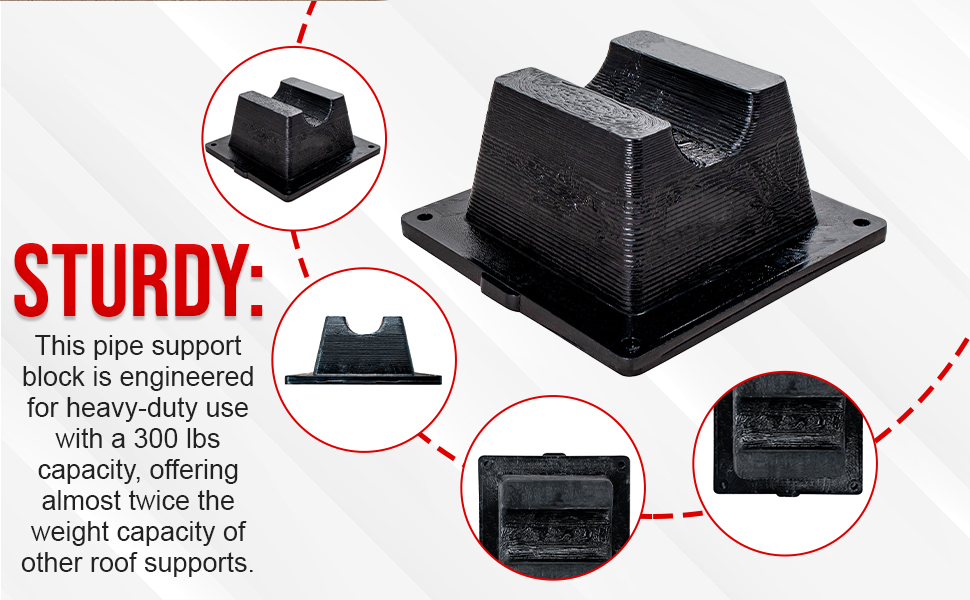  Mini Rooftop Pipe Support