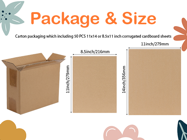 craft cardboard 11x14