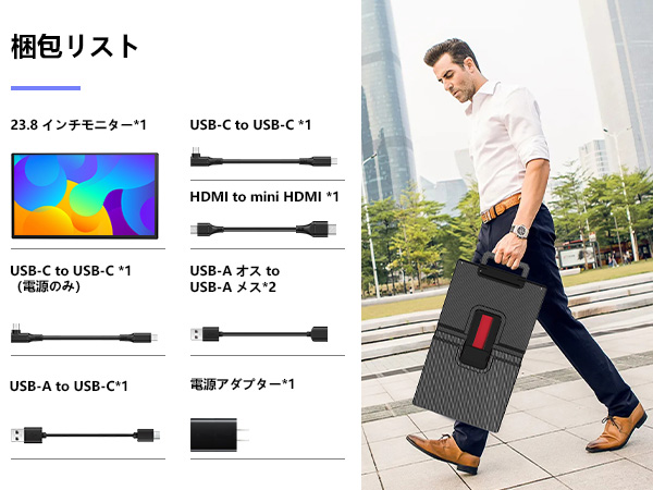 Amazon.co.jp: Laptomo D1 モバイルモニター 23.8インチ 2025