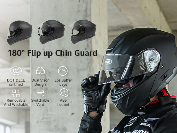 Amazon.com: YEMA Modular Motorcycle Helmets, DOT Approved