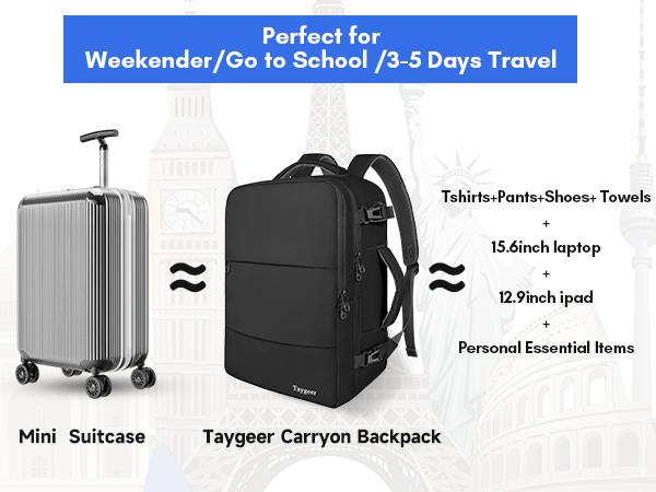 backpack for men travel carry on