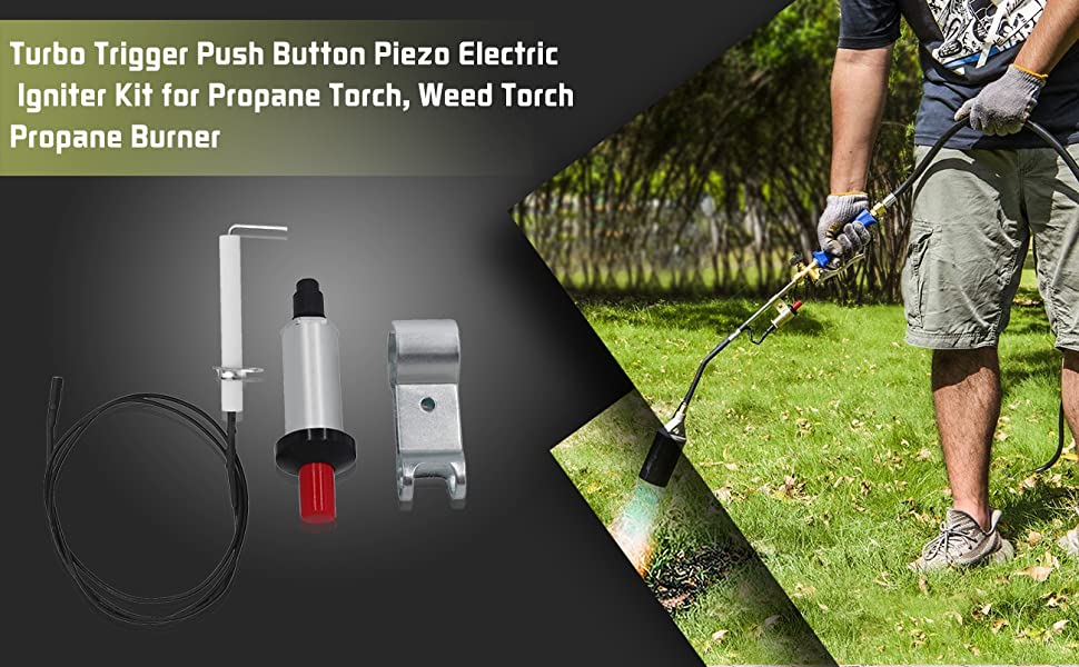 MENSI Propane Self Ignition High BTU Weed Torch Accessories Replacement Parts Piezo