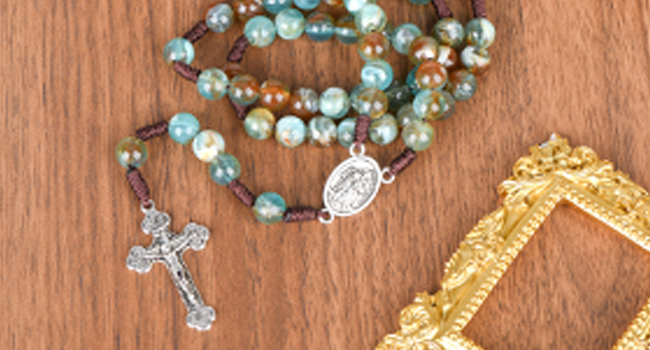 Agate Rosary Beads