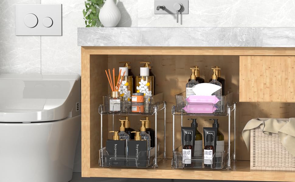 bathroom organizers and storage