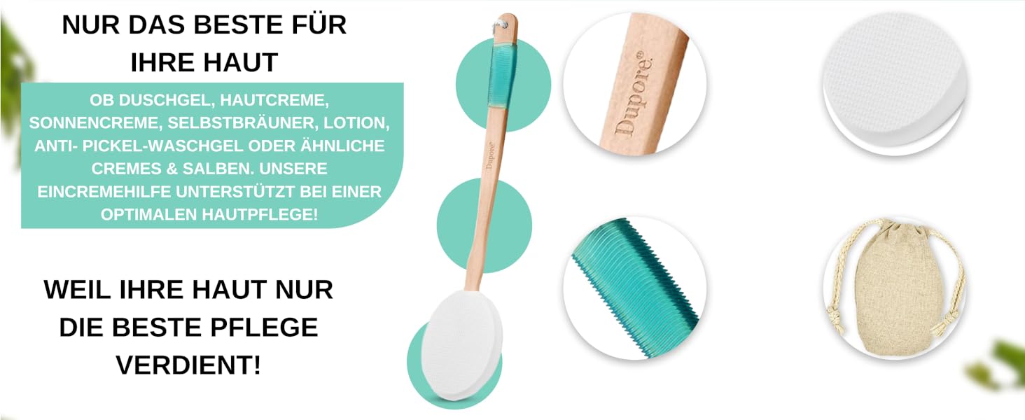 Eincremehilfe für Rücken creme salbe, Rückenbürste Rückeneincremer Rückencremer Rückeneincremehilfe