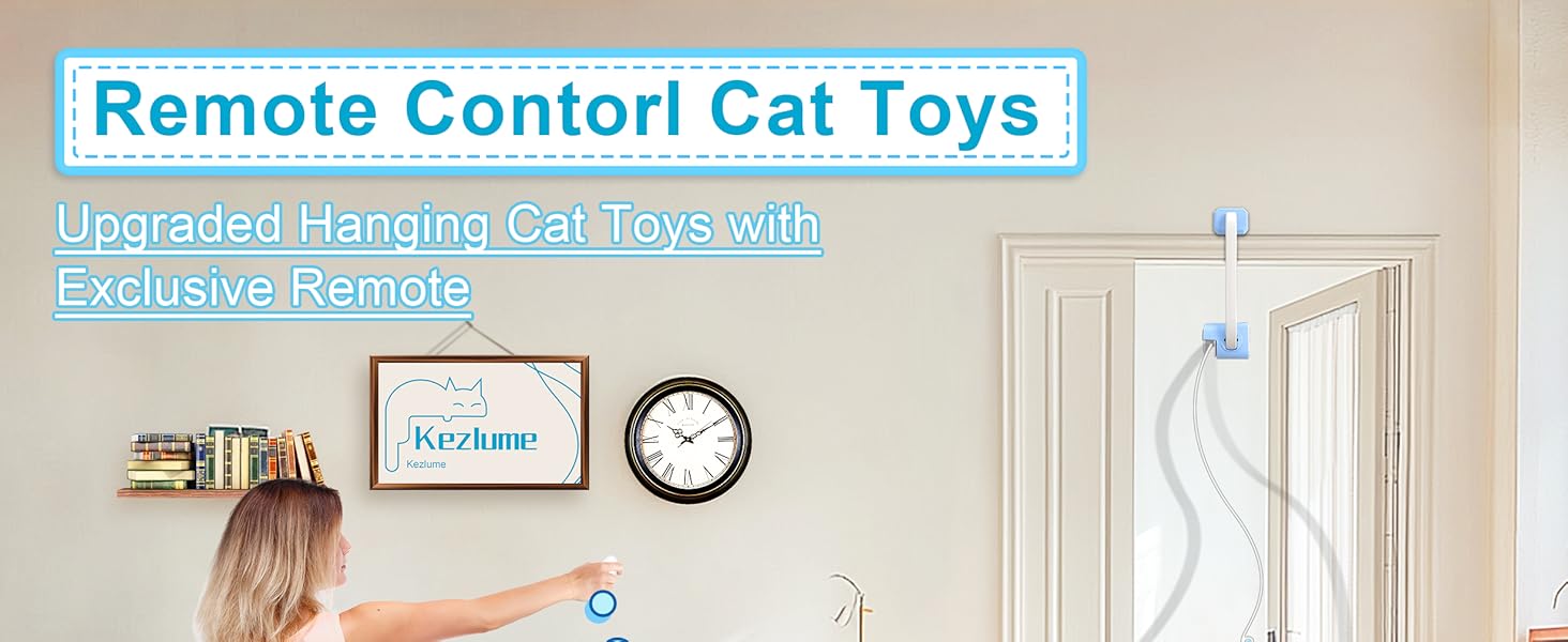 Upgraded Smart Interactive Cat Toy with Remote Control
