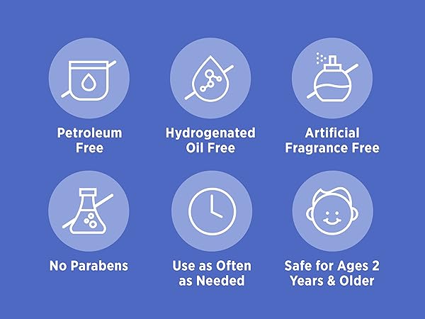 Maty's Children's Nasal Ointment is Petroleum Free, Paraben Free, Safe for Ages 2 plus. Coconut Oil