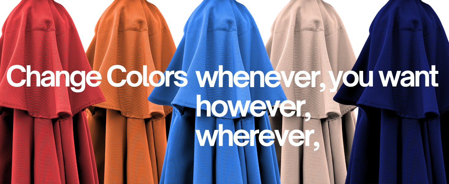 change colors whenever you want