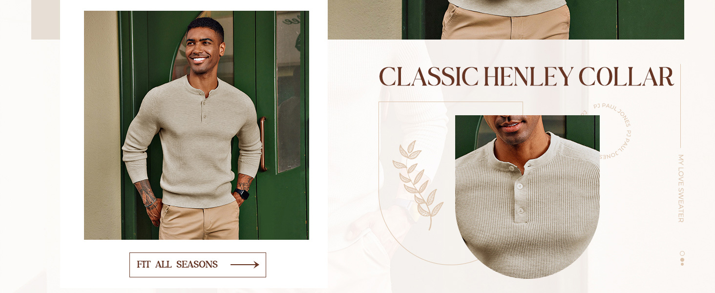 mens henley sweater