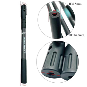 Inner and outer diameters of the shaft