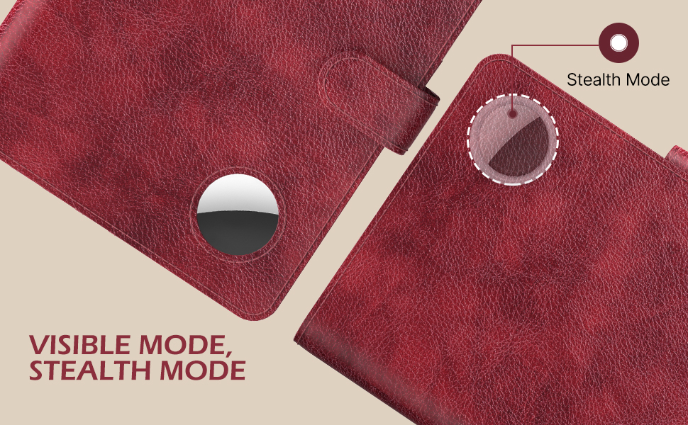 typecase Passport Holder Compatible with AirTag, Leather