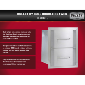 bulelt double drawer; double drawer ktichen component