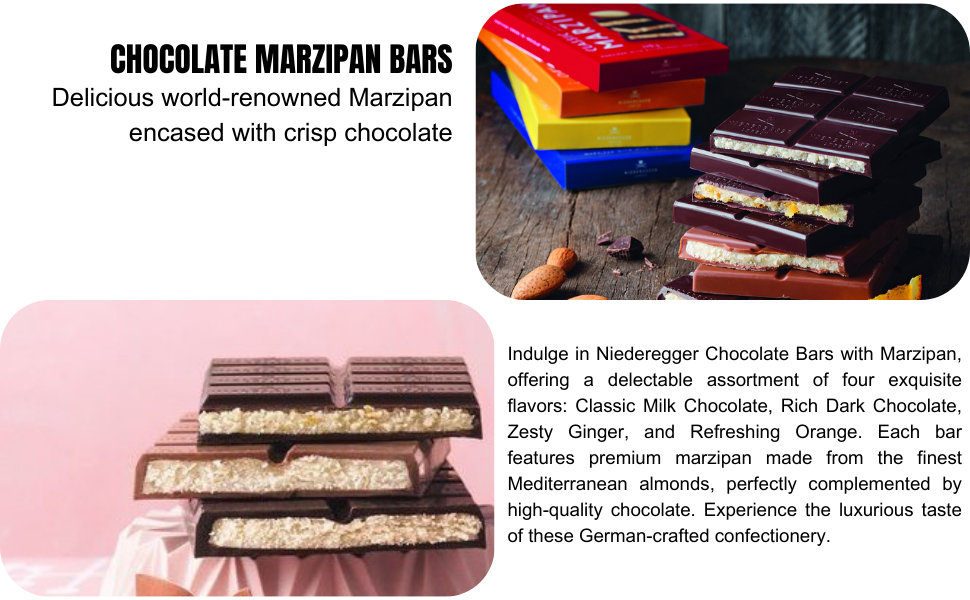 Amazon.com : Niederegger Dark Chocolate Marzipan Bar, 110g/3.8 oz
