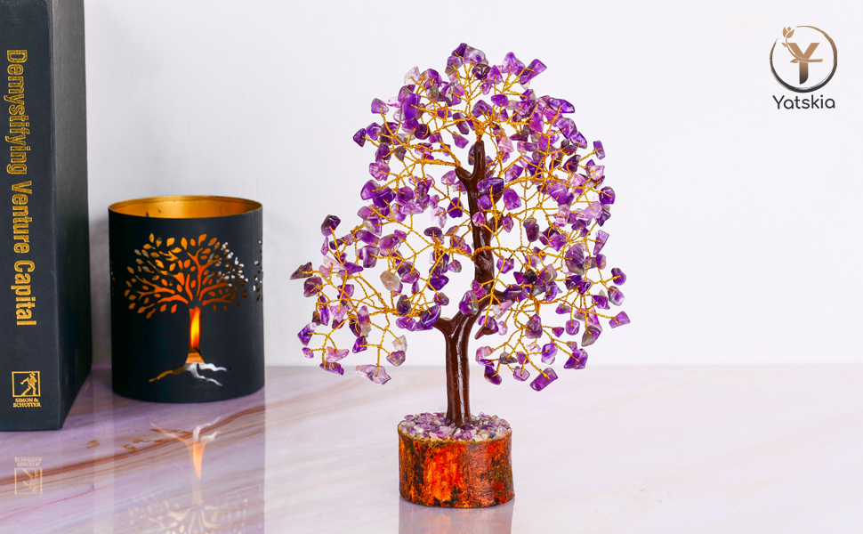 amethyst crystal gemstone tree